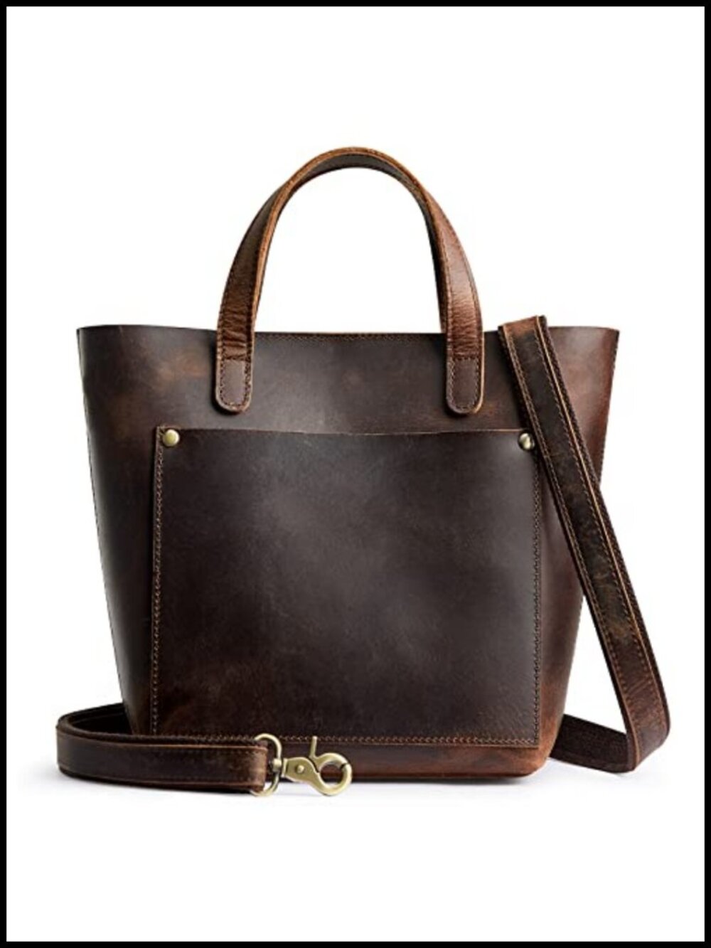 Leather Mini Crossbody Tote Bag Satchel Handbag Shoulder Purse